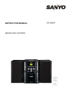 Sanyo DC-MX31 - Owners Manual 